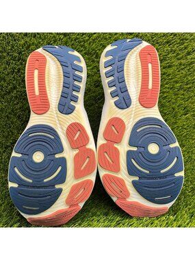 Brooks Glycerin 21 Women Size 10 Blue White Pink Athletic Running Shoes Sneakers